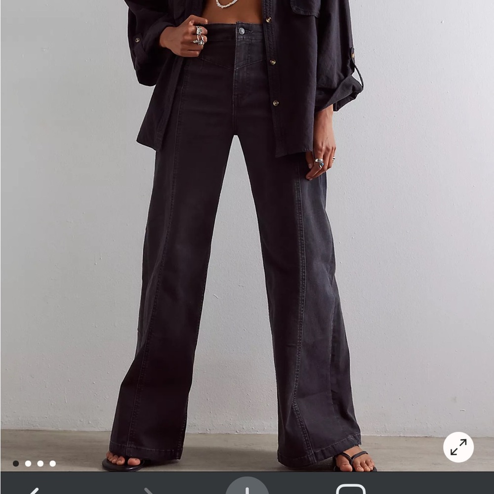 NEW-Free People Libra Wide Leg Jean